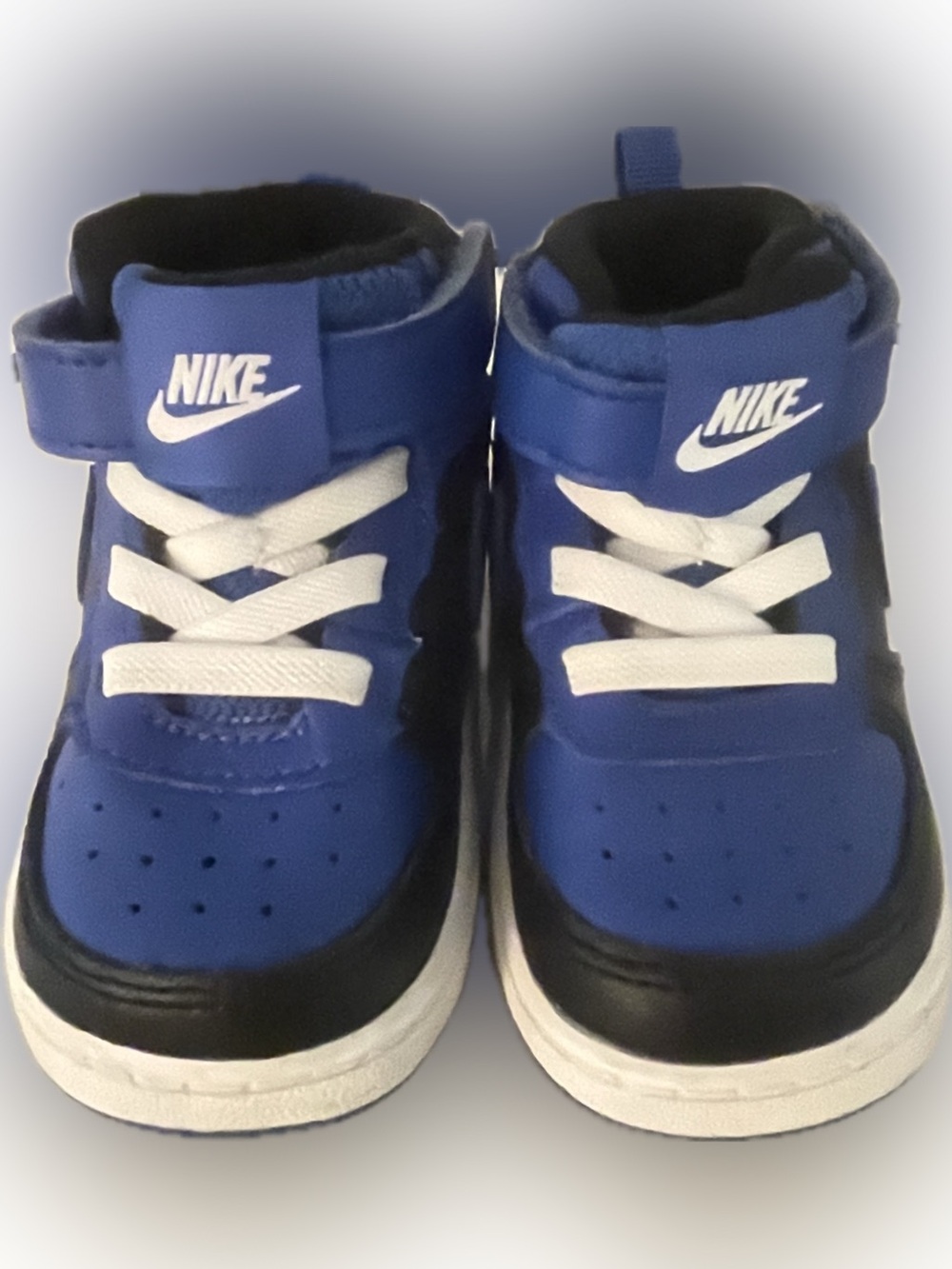 Nike Kids' Blue and Black High-Top Sneakers